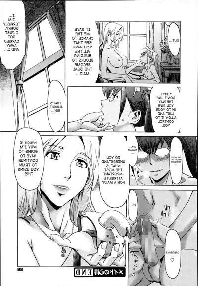 24P Femdom - Kuroiwa Menou - Knowledge of Maid (English)