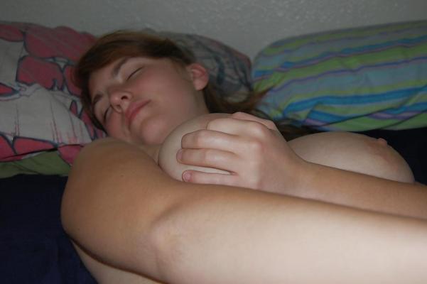 14P Busty Teen Masturbating to orgasm