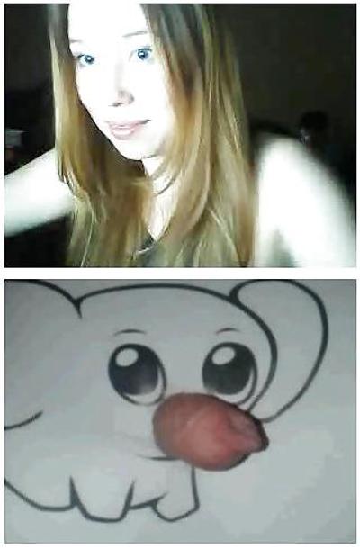 25P Omegle girls 2 - Small elephant