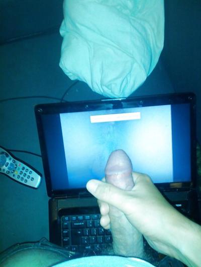 4P Handsome man cumming on my pussy 