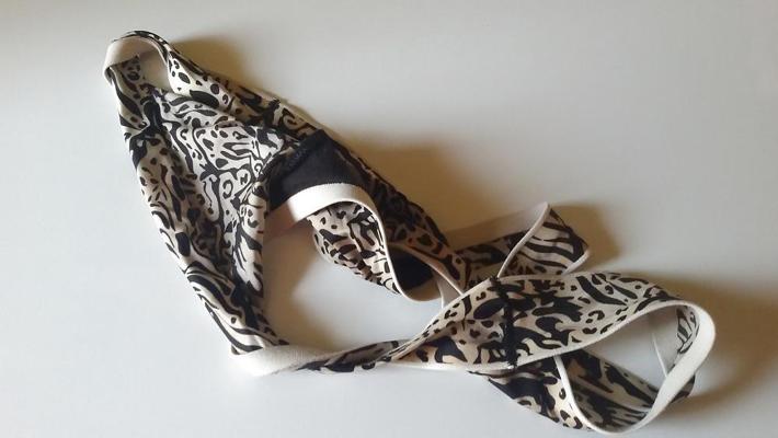 13P Animal Print Thong