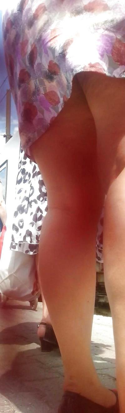 9P Spy sexy mature skirt romanian
