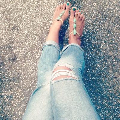 6P Toes in Sandals that I fucked