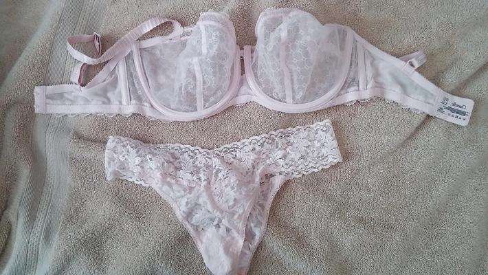 14P Aunt's Elegant, Slutty Panties and Bra's