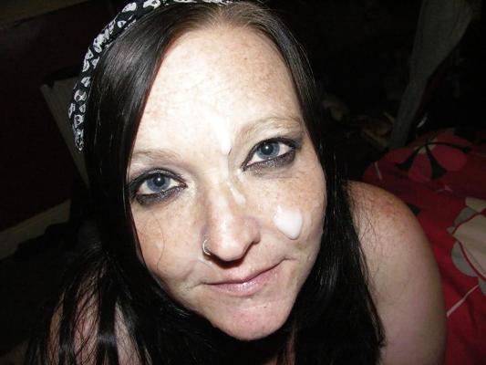 10P BBW sucks and takes facial