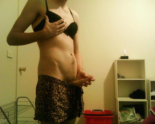 7P Black Bra