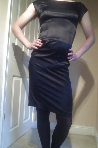 9P New Satin Dress and Underwear