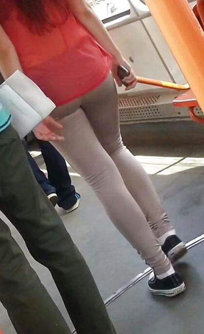 21P Spy old + young in bus and tram romanian