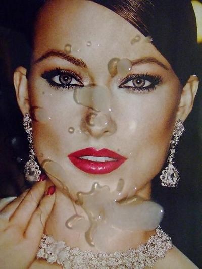 7P BIGflip gicle du sperme sur Olivia Wilde