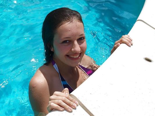 23P Bikini teens in the garden 2