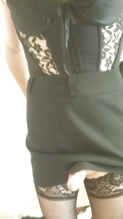15P Stockings, panties & cock