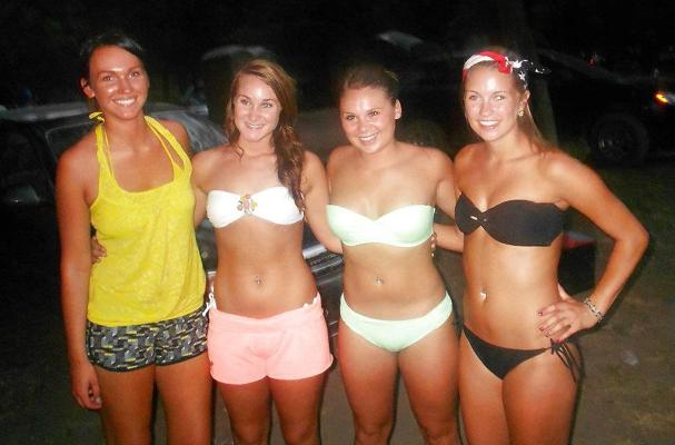 25P Facebook teen babes 8 sorority bikini beach party