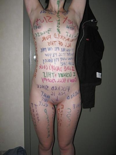 24P Body writing Sluts..
