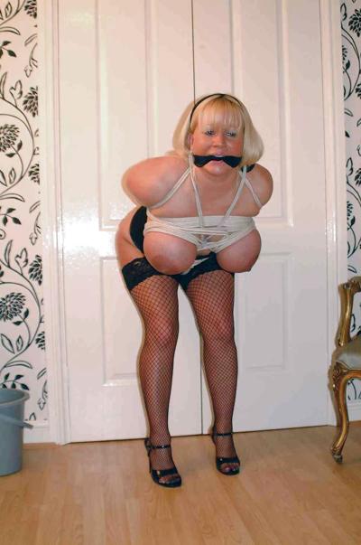 10P Busty milf bondage