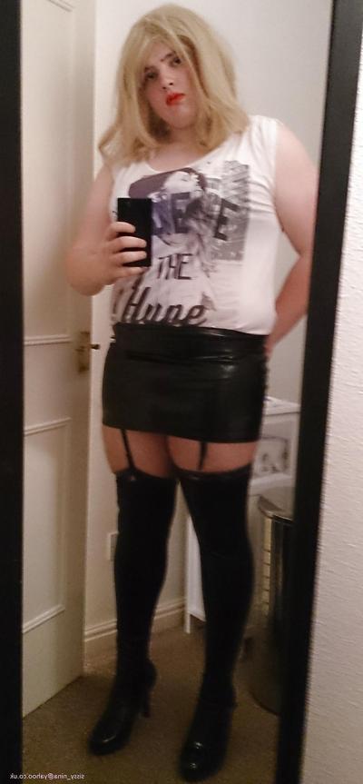 7P PVC skirt and stockings 