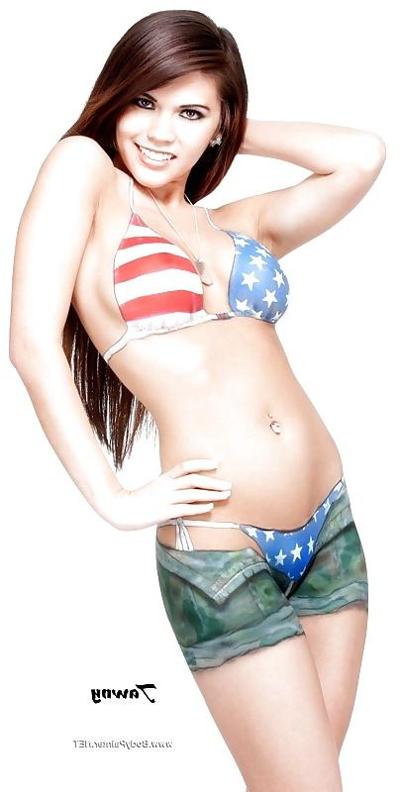 25P Girls with body paint