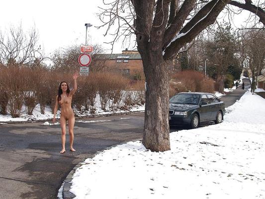 19P Agy is not afraid of the cold winter