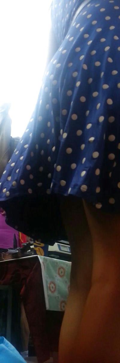 8P Spy sexy mature skirt romanian