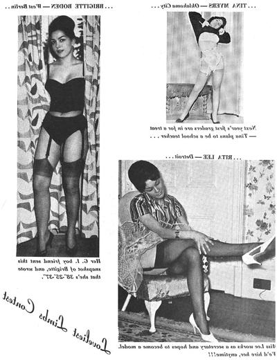 25P Magazines Vintage Leg Show Vol 01 No 06 - 1963