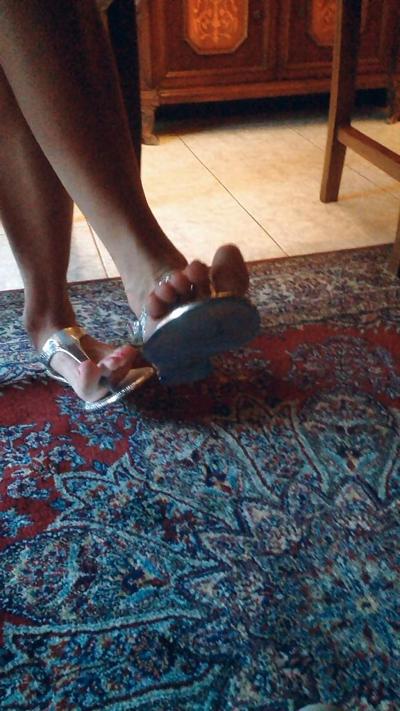 13P Wife feet and upskirt summer 2014