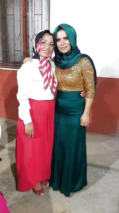 14P Turkish turbanli arab hijab
