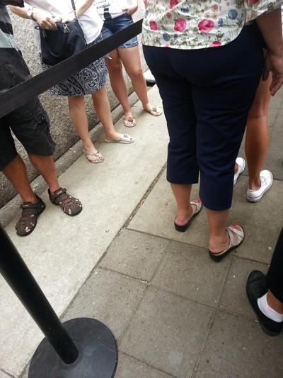 10P Sneaky feet on my vacation chicago new york dc 3
