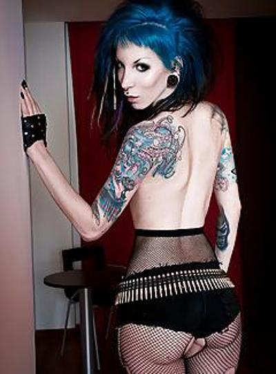 19P Razor Candi Hot Goth Emo Babe du net