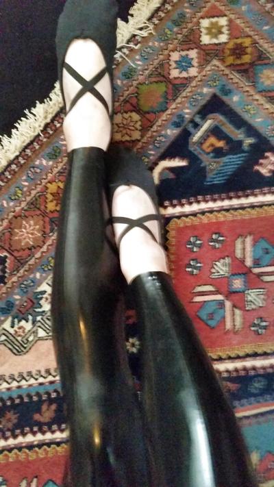 18P Latex Leggings Ballet