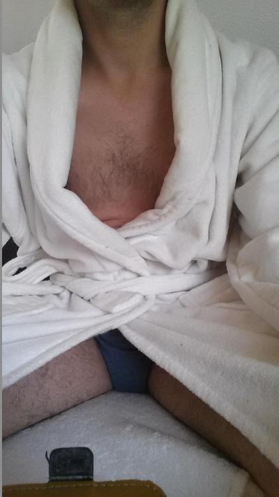 5P Home alone after bath