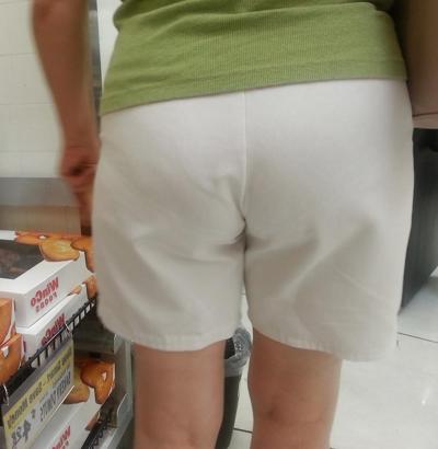 5P Sexy Voir À Travers La Culotte Candids