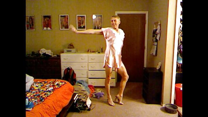 6P Pink Satin Nightie