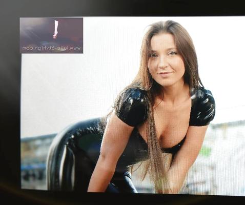 5P Latex catsuit outdoor & extreme arched high heels