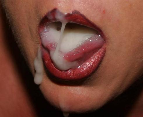 21P Mouth Full of cum