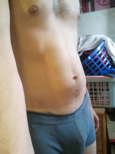 8P My second belly inflation with 2.5L of water