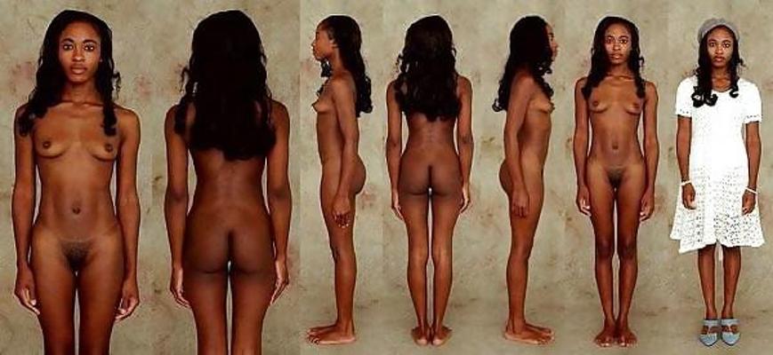 6P Clothed and Nude 8 Ebony Women 