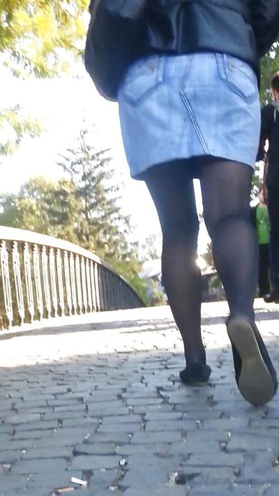 15P Spy sexy teens nylon and skirt romanian