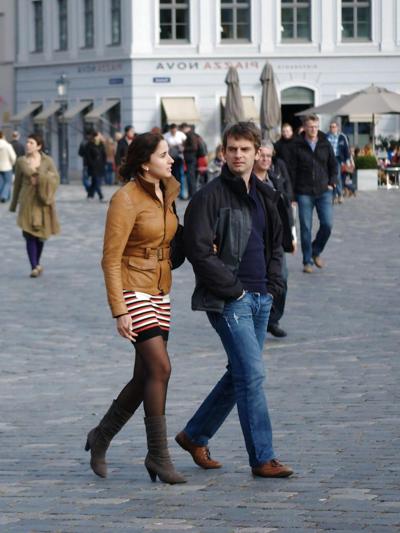 25P Nylon upskirt - STREET VIEW 9