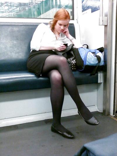13P Sluts on train