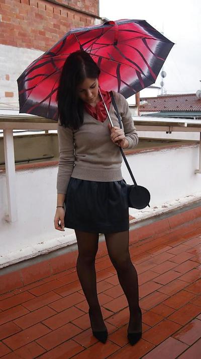 25P Nylon upskirt - STREET VIEW 7