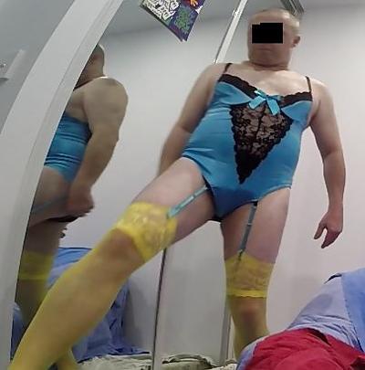 15P JORGINA - BLUE TEDDY YELLOW STOCKINGS