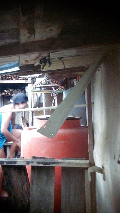 4P 入浴後のインドネシア人熟女-インドネシア
