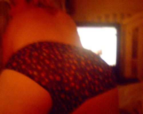 10P Me in my new thong and my husband thinks i look hot in it