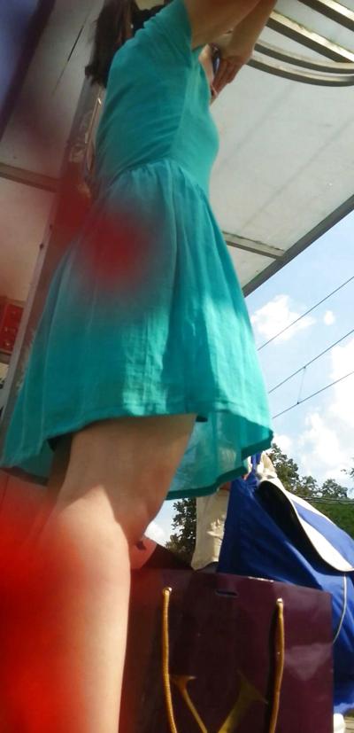 25P Spy old + young sexy skirt romanian