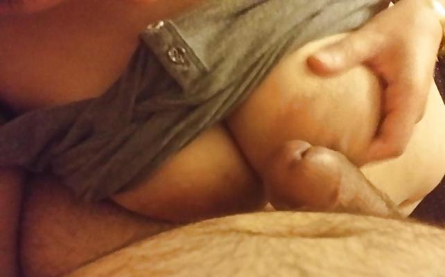 21P Sexy british Paki Indian wife sucking and tit fucking