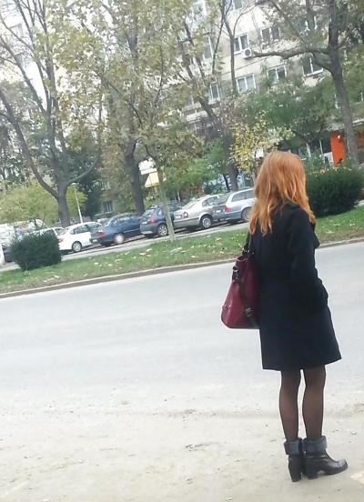 9P Spy sexy skirt and nylon romanian