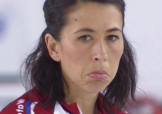 25P Saison 2015 de curling féminin Jack-off spectaculaire