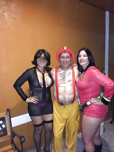 4P At the club for Halloween 2014