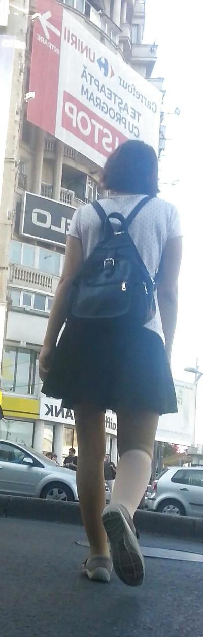 6P Spy sexy teens skirt romanian