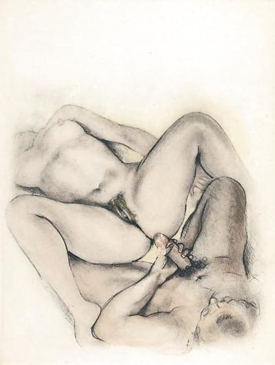 25P Vintage Erotic Drawings 21