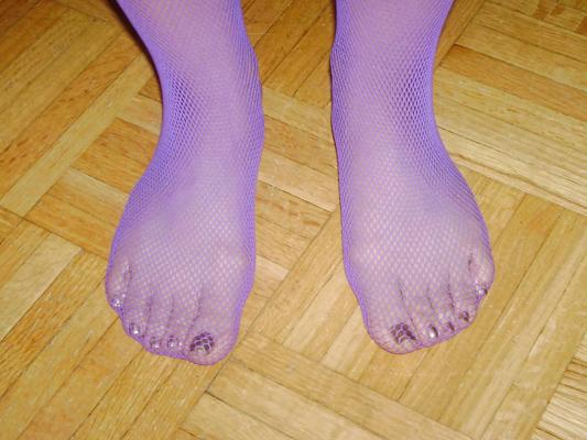25P Purple Stocking Tease